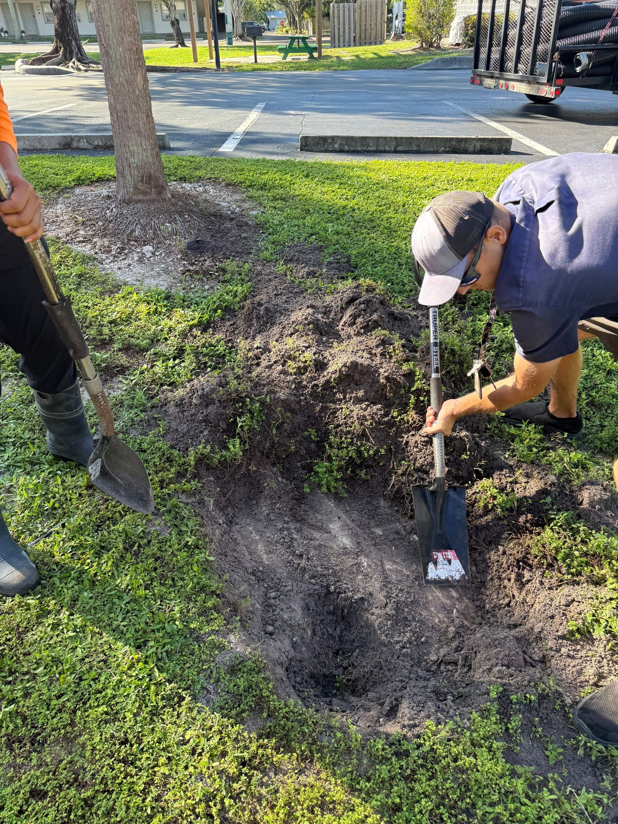 Naples Apartment Complex Culvert Cleaning by APS Power & Water