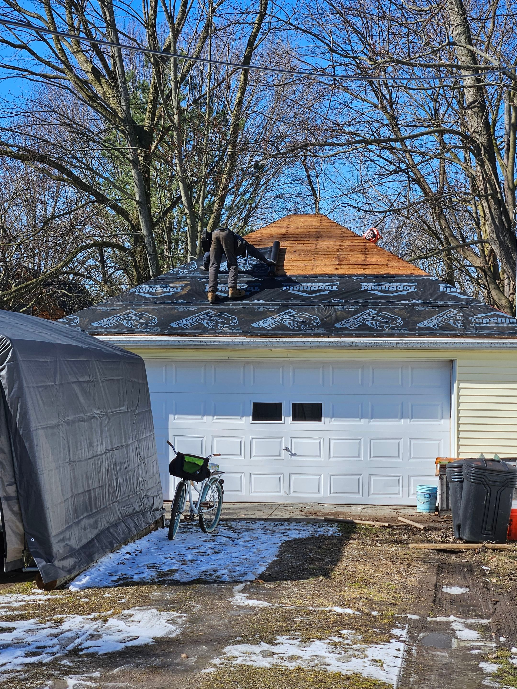 Residential Roofing Installation using IKO DYNASTY - Granite Black by JNR Roofing LLC
