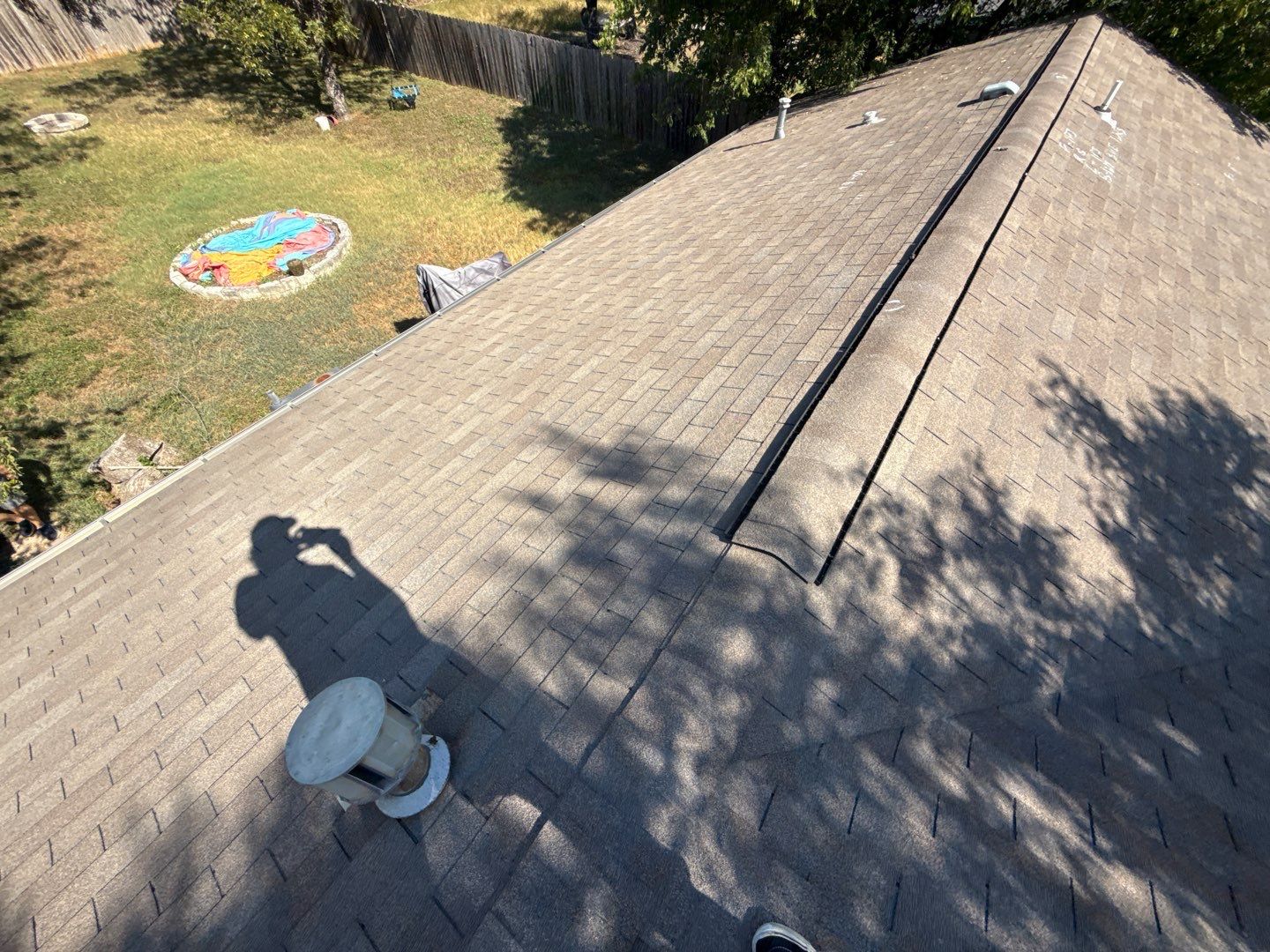 Residential Roof Replacement using GAF - Natural Shadow: Insurance Referral by Action Exteriors Austin