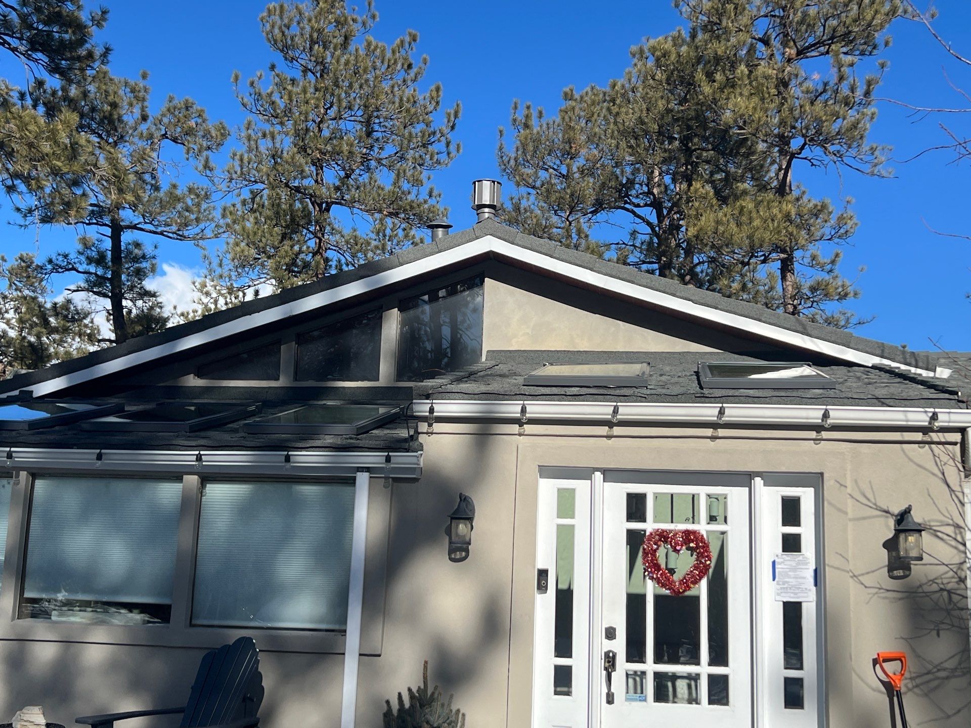 Residential Roofing Installation using Stone Coated Steel by Blue Peaks Roofing LLC 