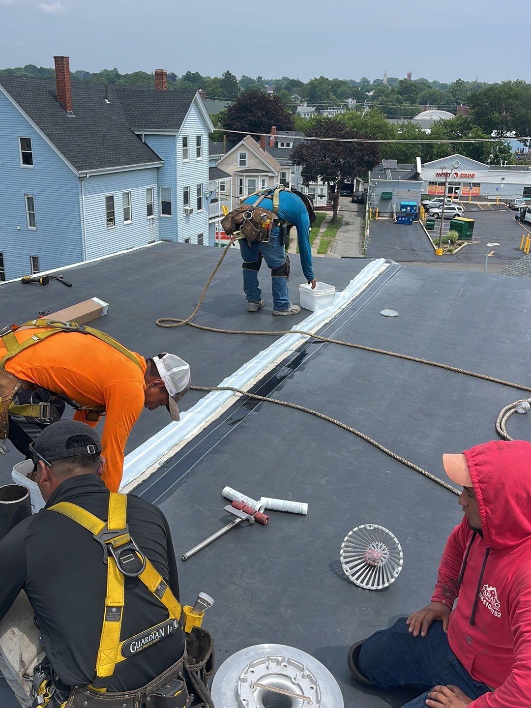 Residential Roofing Installation using EPDM/Rubber by Sensible Home Solutions