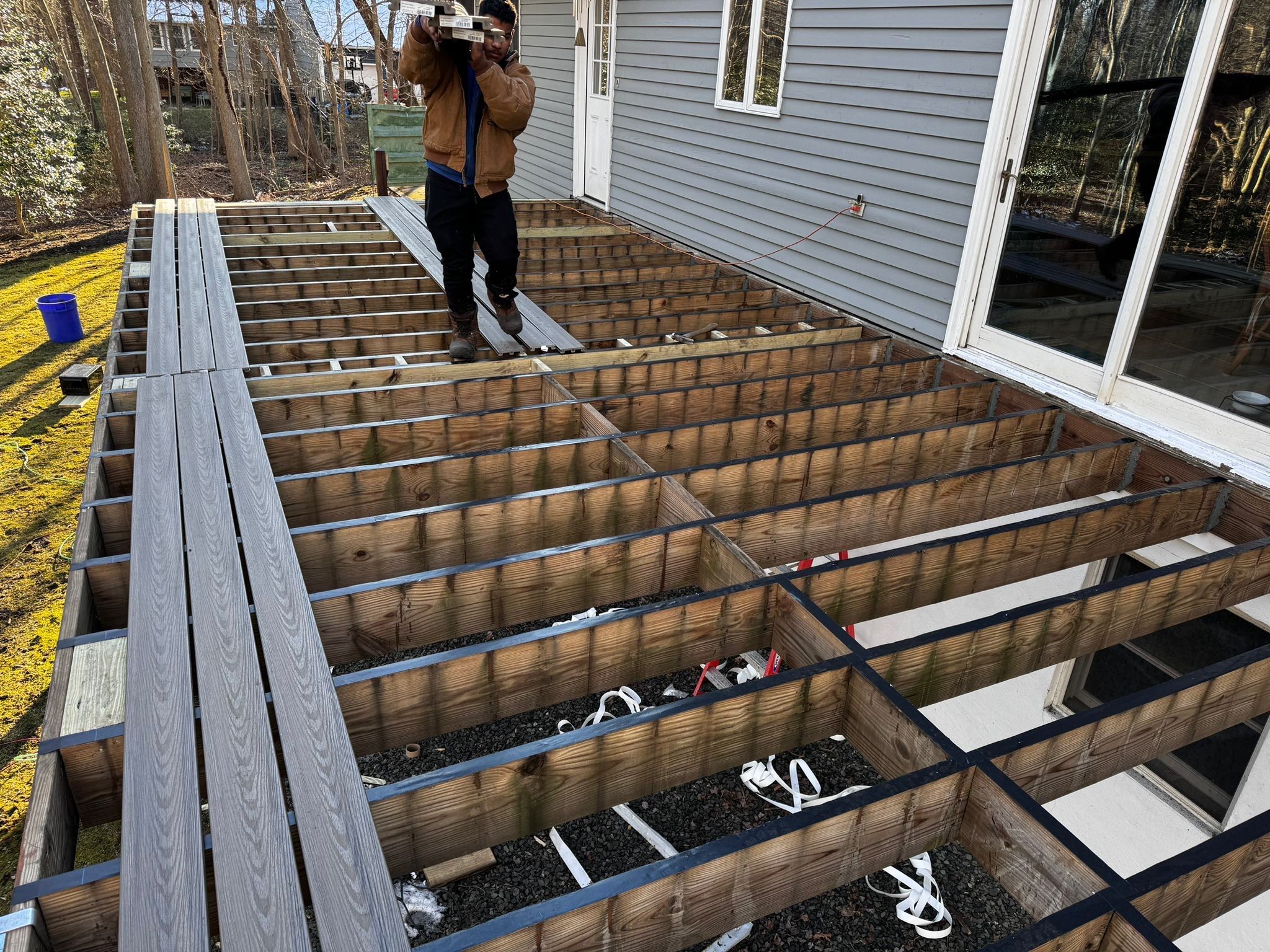 Deck Resurface in wall nj by deck guardian