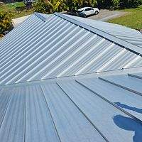 24ga 1.5" Mechanical Seam Mill Finish by Total Roofing System The Metal Roof Experts