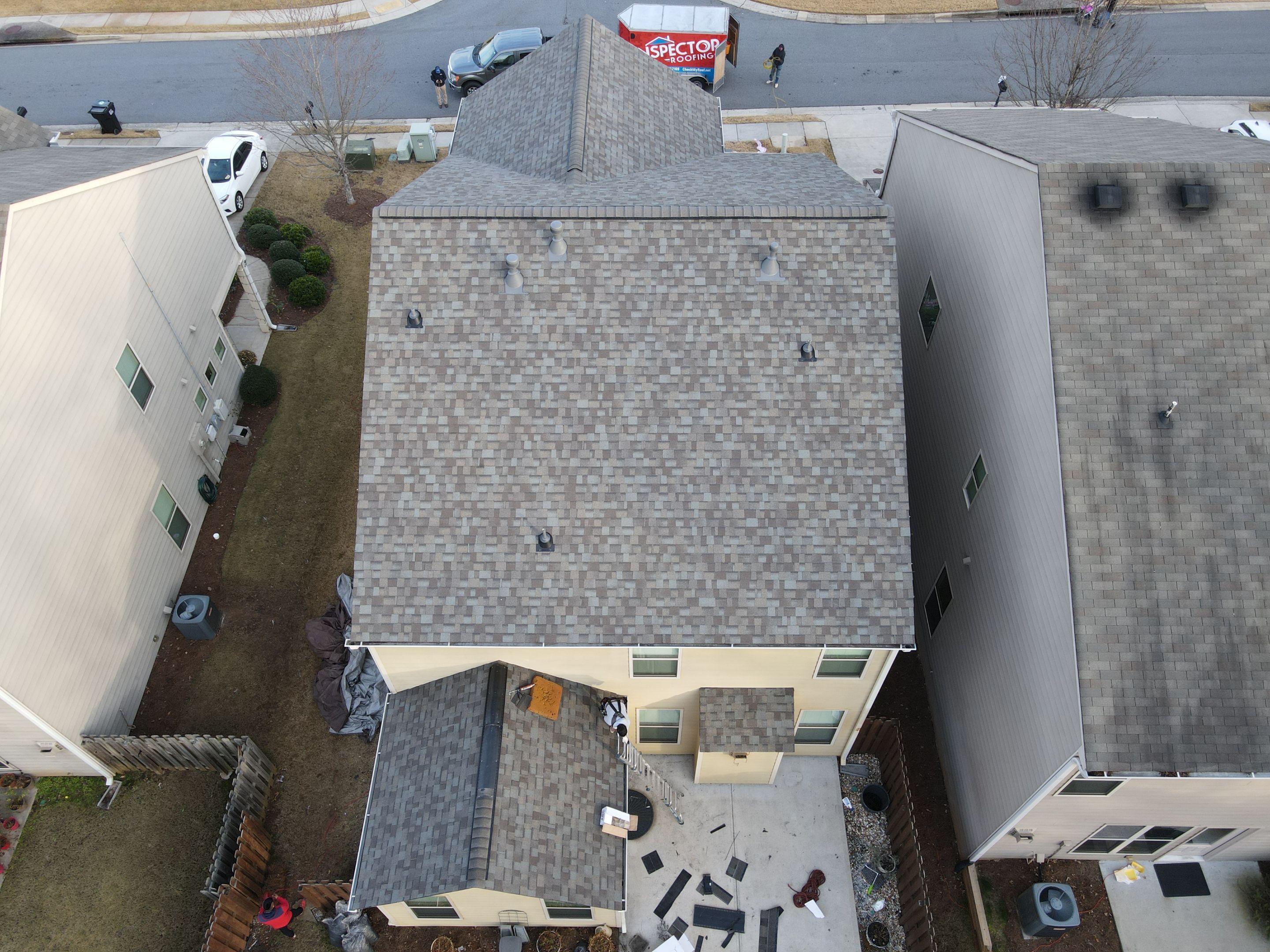 Residential Roofing Installation using Owens Corning by Inspector Roofing and Restoration
