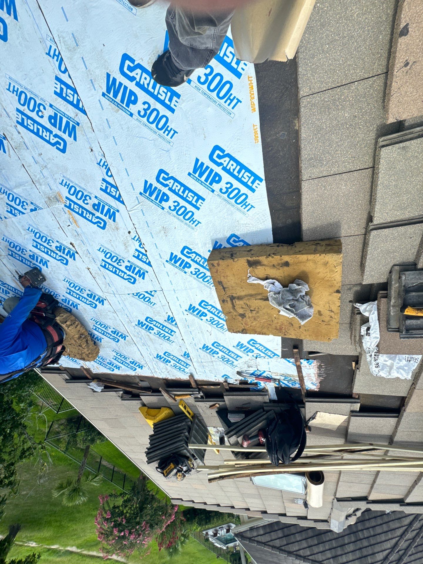 Project in Houston, TX by Associates Roofing Unlimited 
