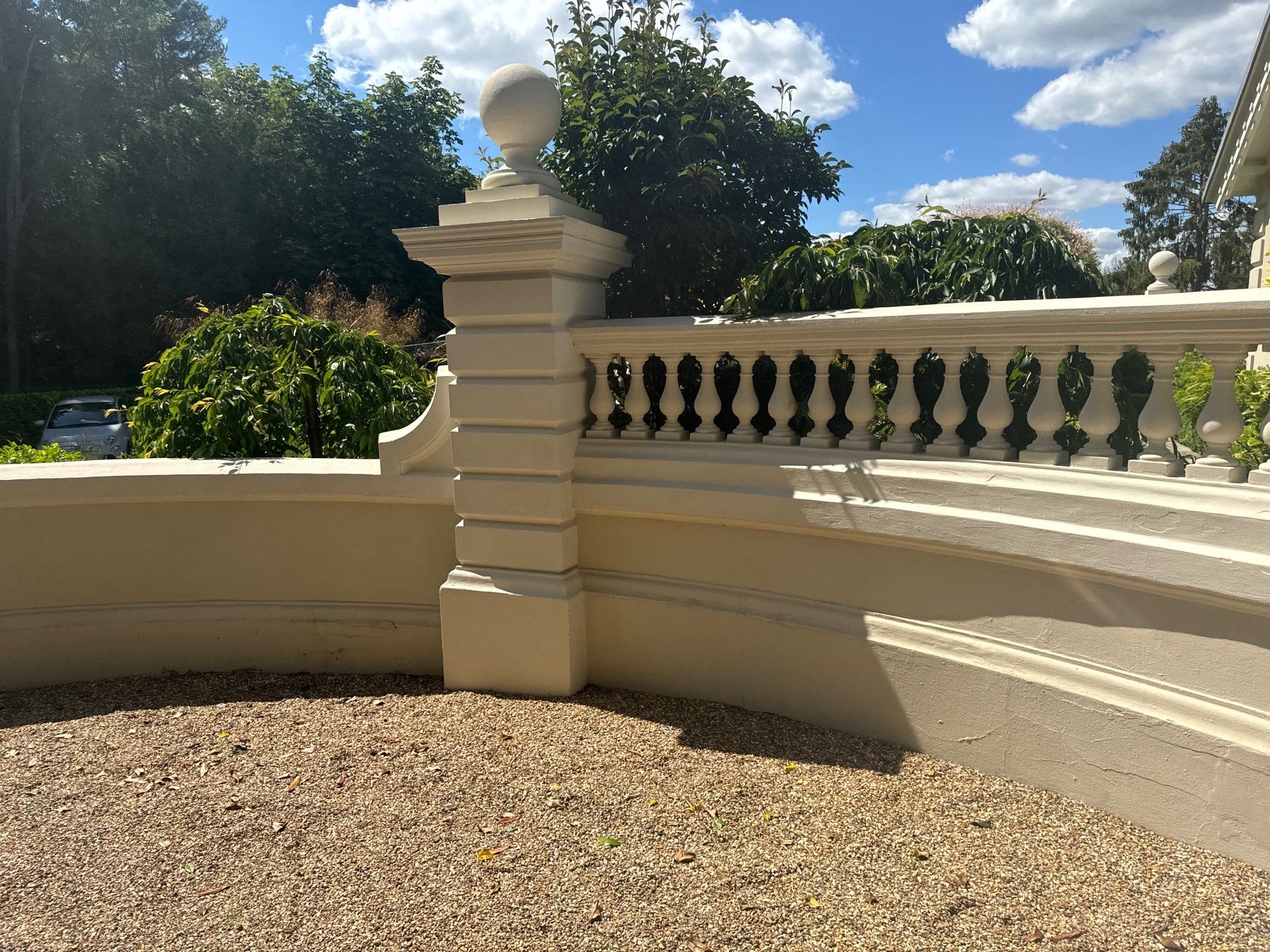 Render Clean using Honda 15lpm Low Pressure Washing Machine by Ges Exterior Cleaning ltd