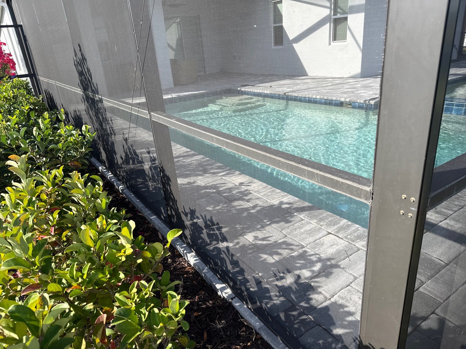 Pool Cage Screen Enclosure Cleaning in Canoe Creek – Parrish, FL by Sunshine AquaWash