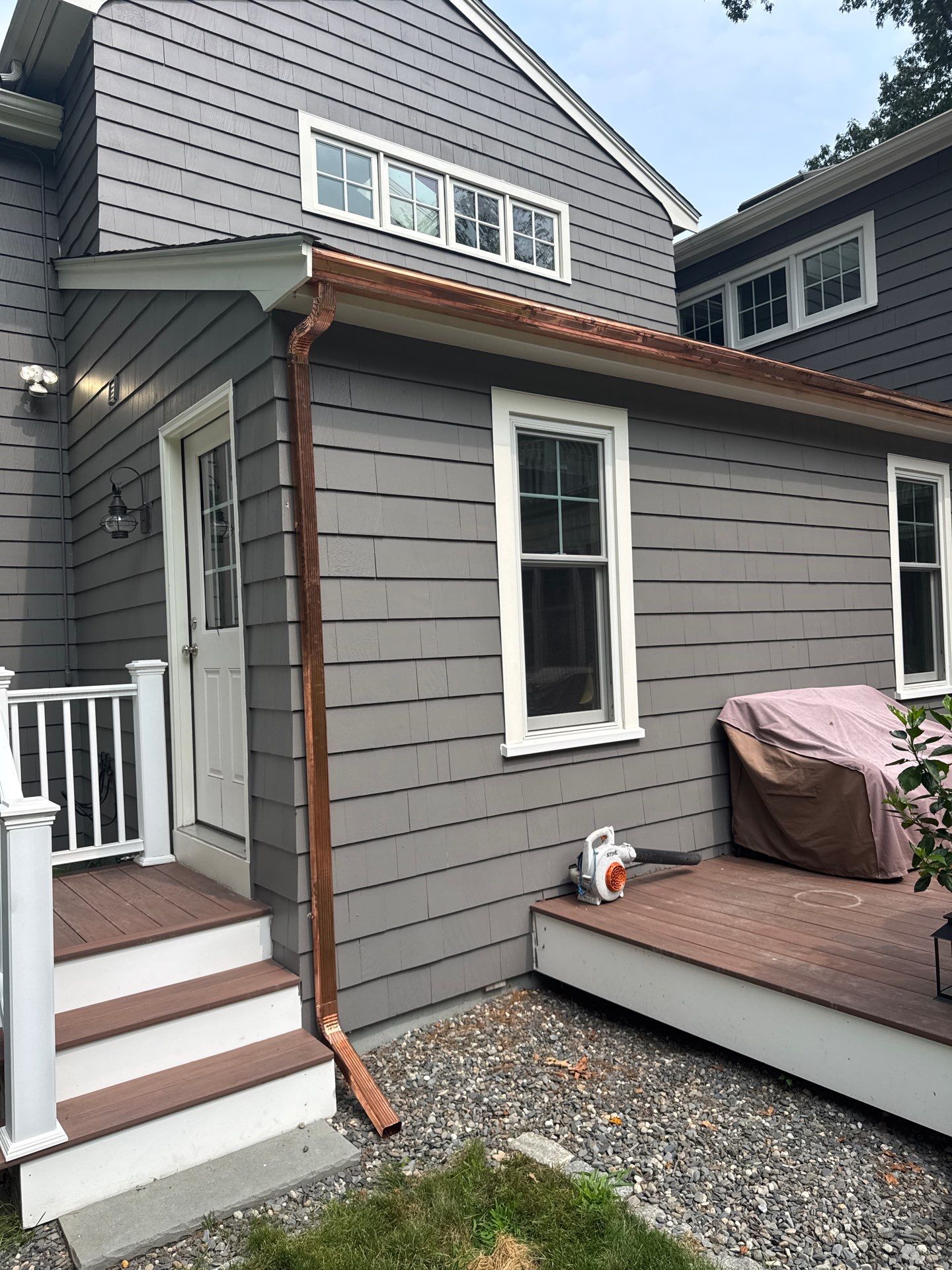 Copper Gutter Replacement in Concord by Mighty Dog Roofing of Greater Middlesex County