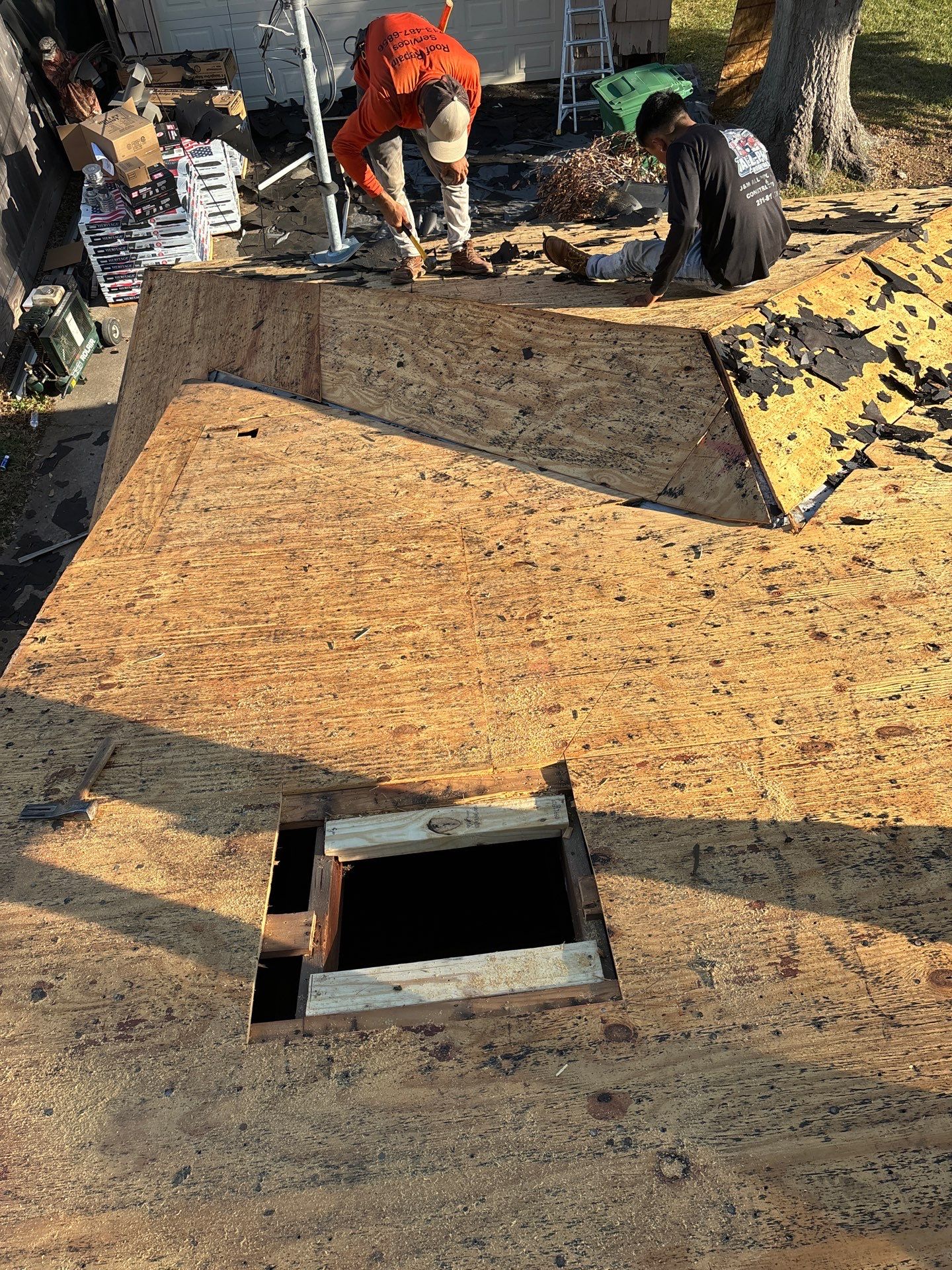 Residential Roofing Installation using Owen's Corning Duration (Lifetime) Shingles by Roof Repair Company