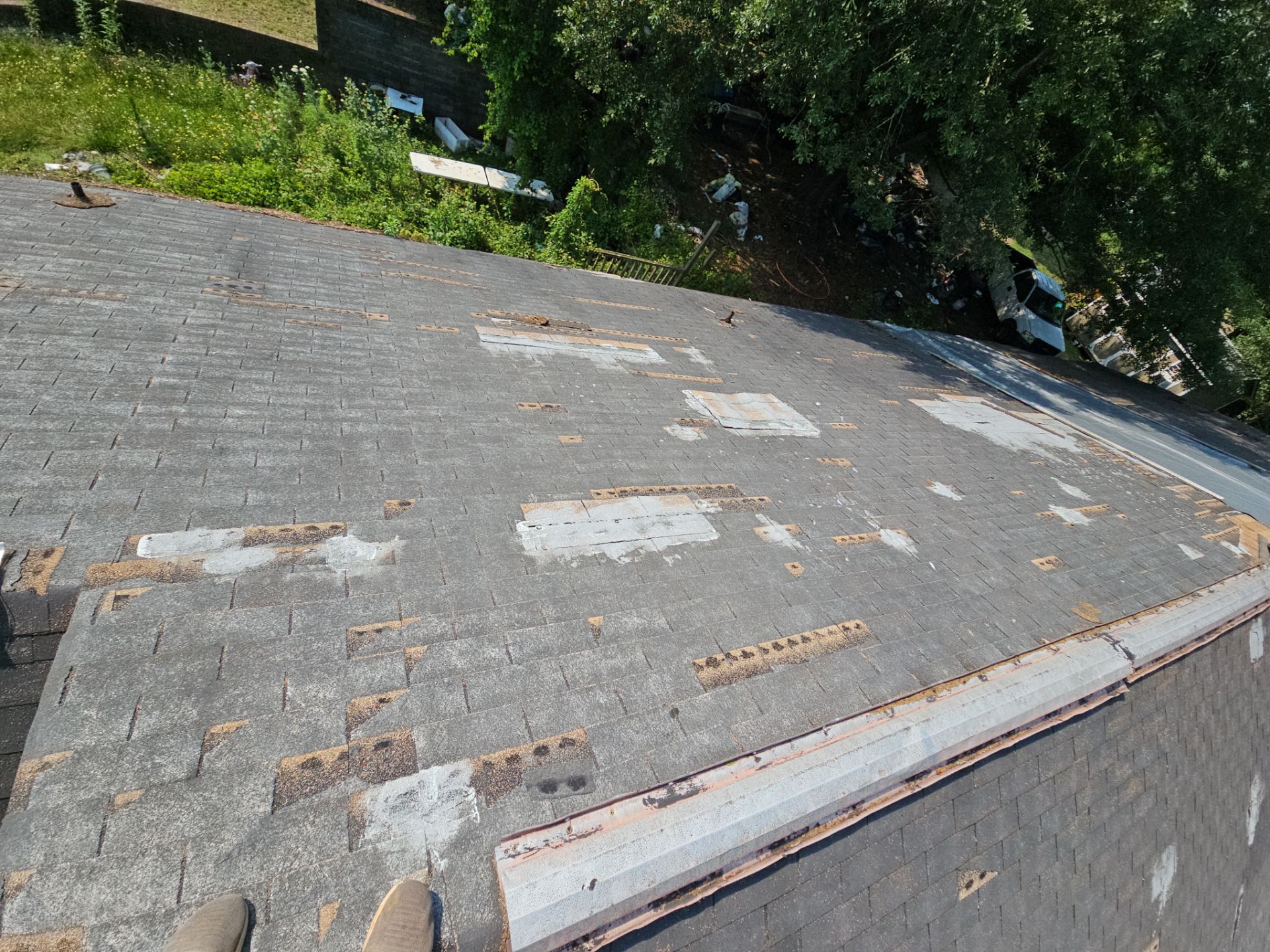 Syler roofing job by BROCK BUILDERS 