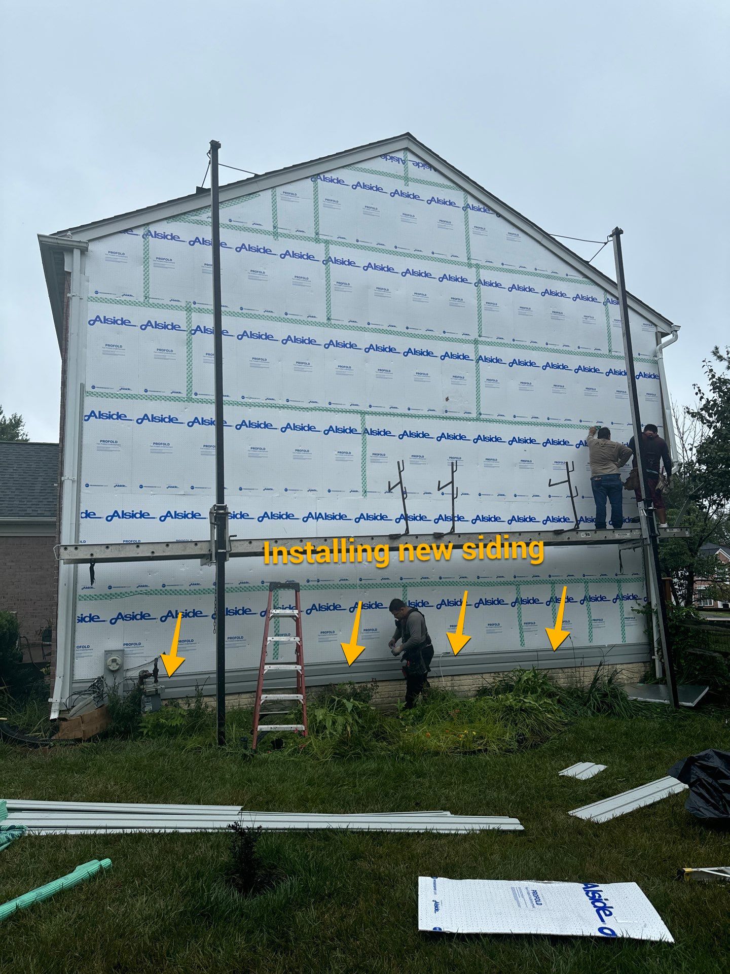New siding    by Alpha Design Services