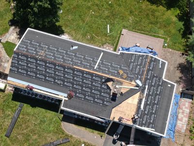 Roof Replacement with Gutter Guards – Westford, MA