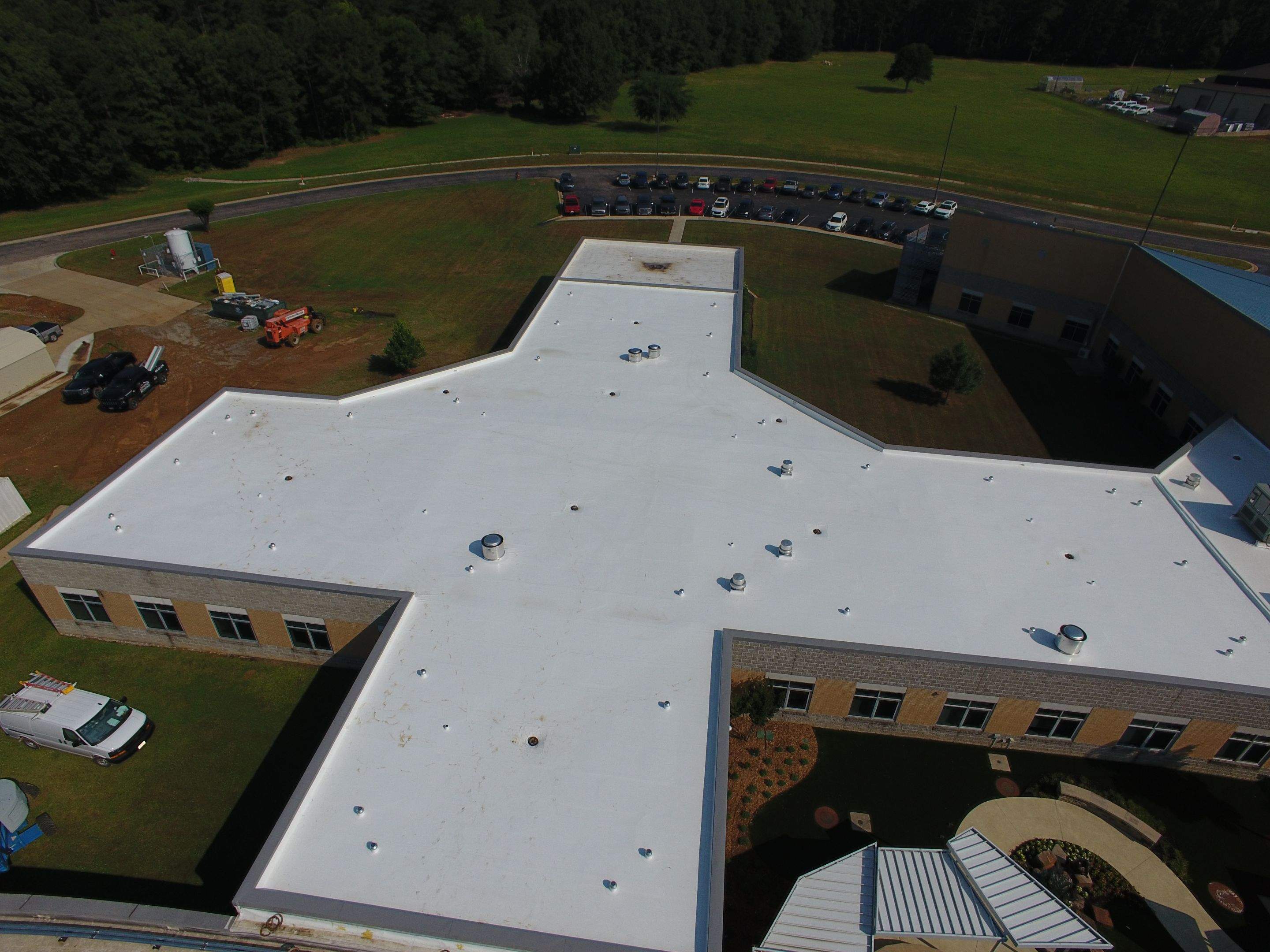 Choctaw Nation Hospital - Med Surg Building by Hostetler Roofing