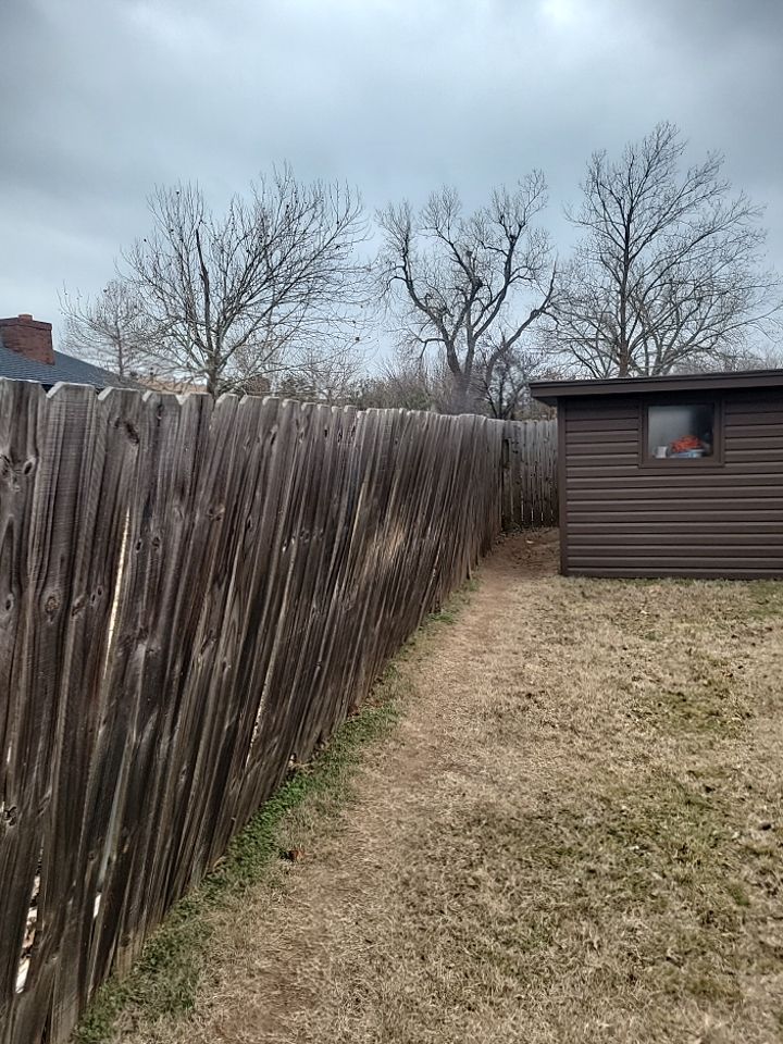 Fence , Concrete Pads , and Tree Removal by Clays Services Inc