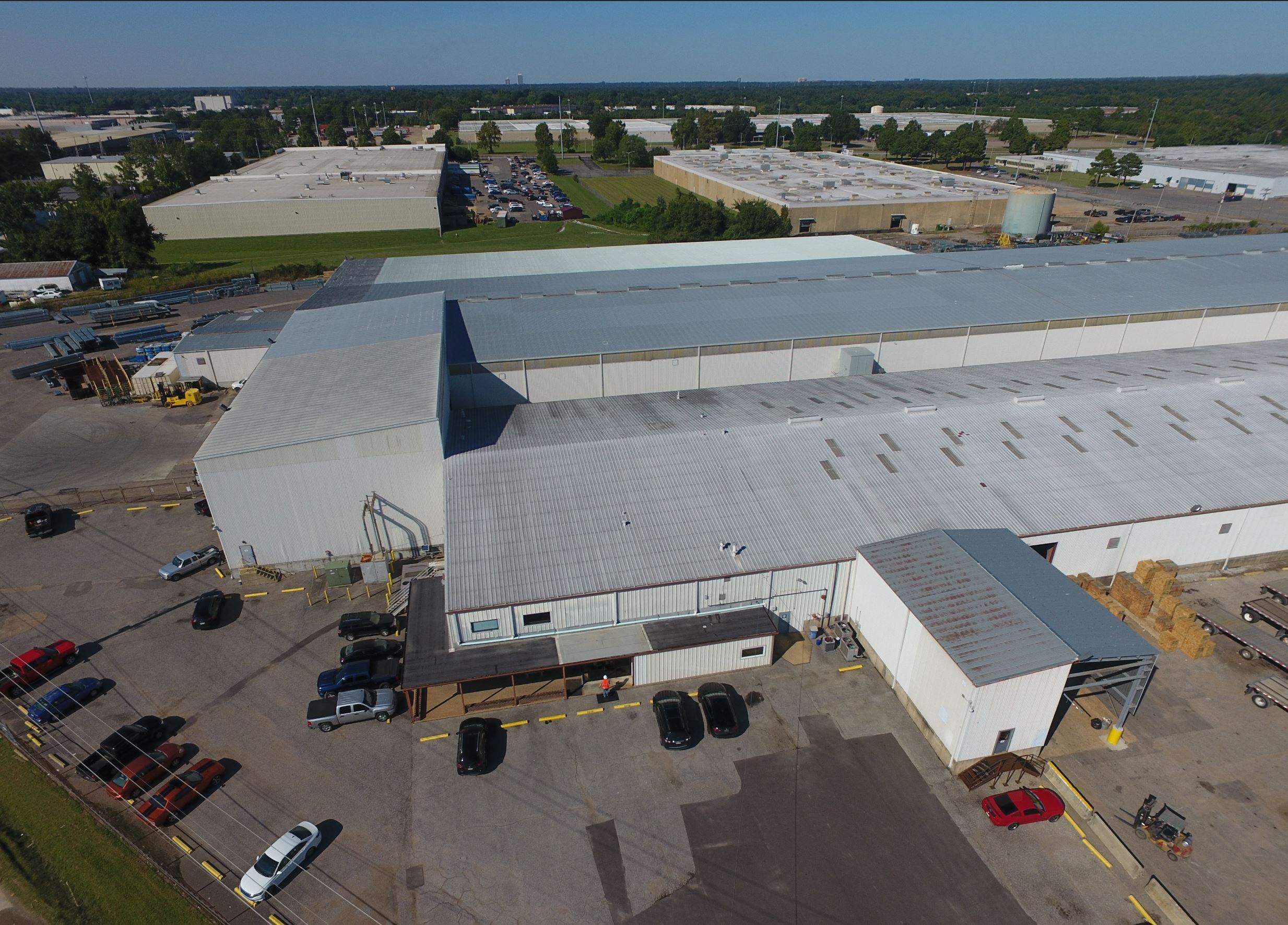 Commercial Metal Restoration System using Aldocoat Coatings by Hostetler Roofing