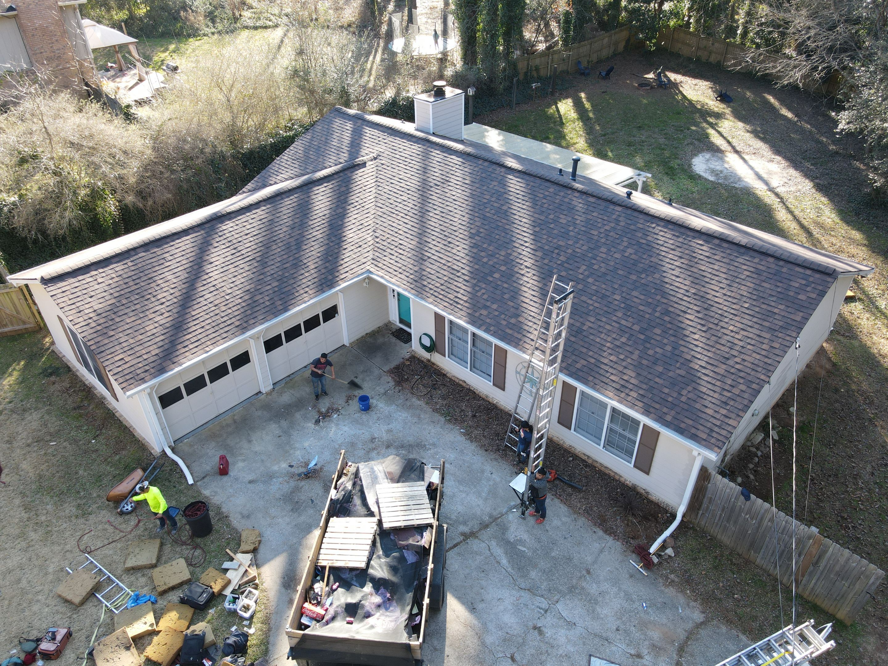 Residential Roofing Installation using Owens Corning by Inspector Roofing and Restoration