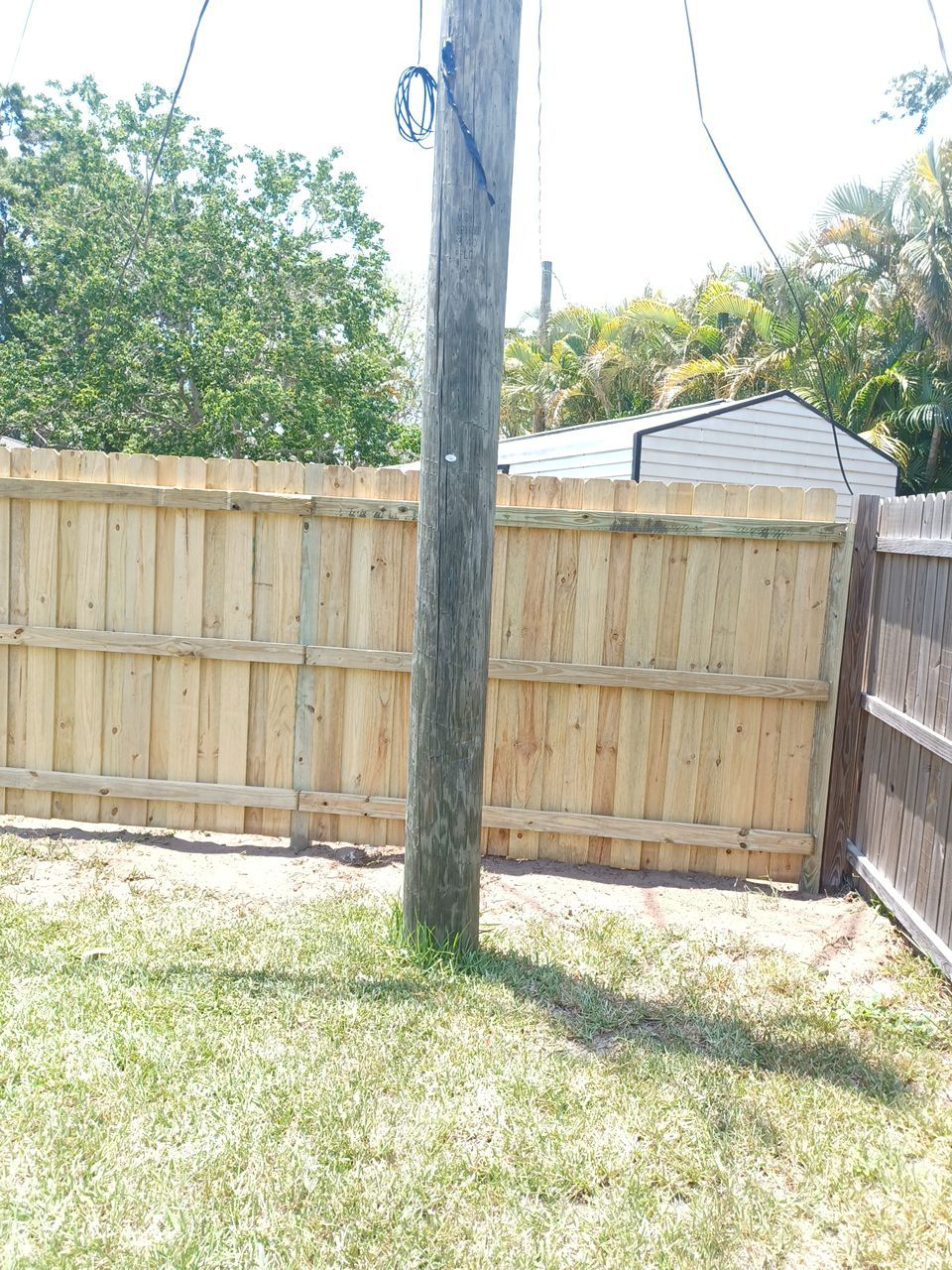 Bradenton, FL 6ft. Treated Board on Board Privacy Fence by Asap fence and gates, LLC