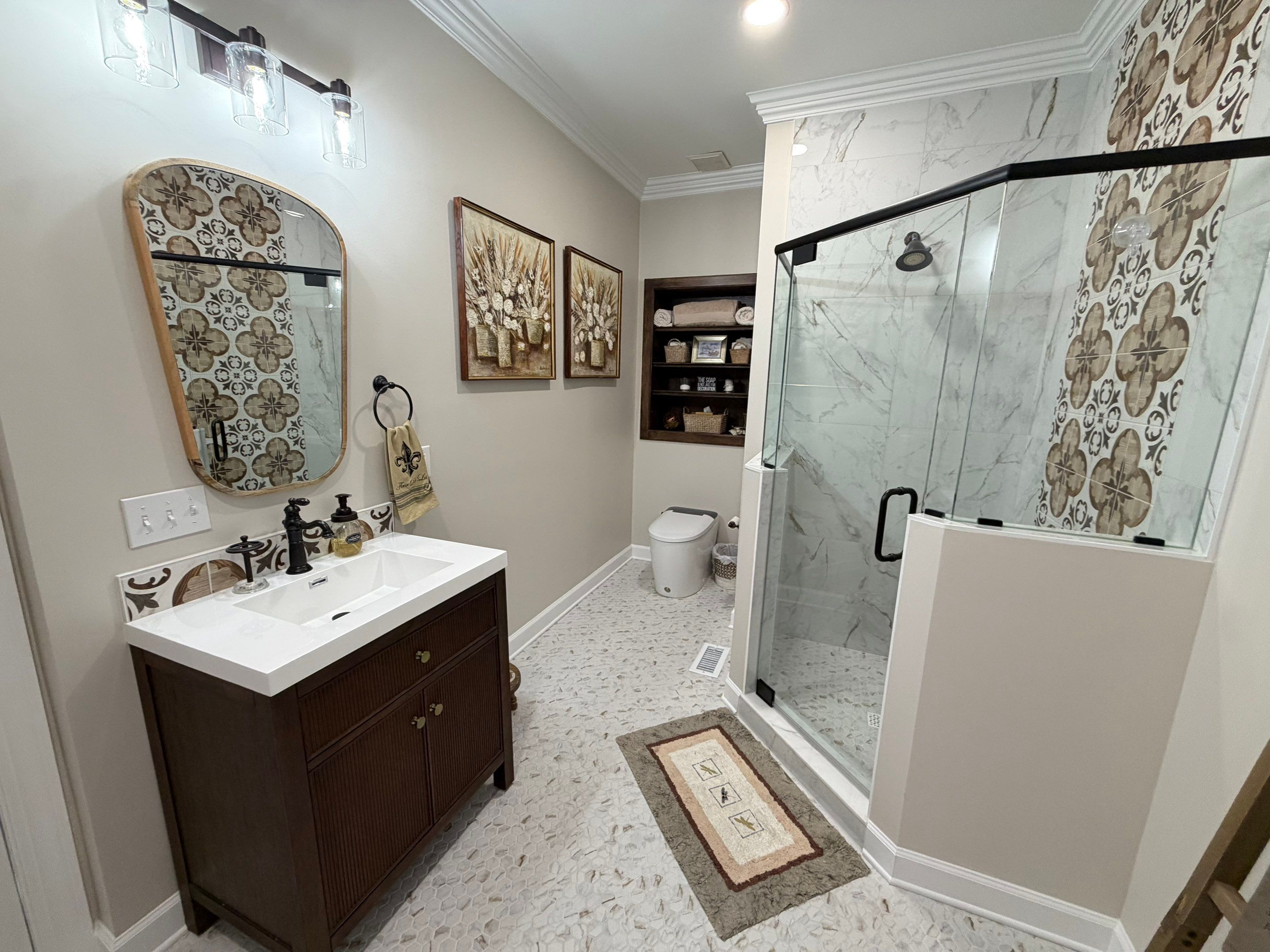 Bathroom Remodel in Brentwood by Music City Improvements