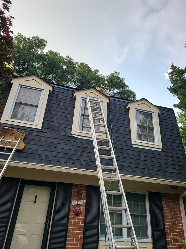 Reston: CertainTeed Landmark Pro Architectural Shingles in Max Def Moire Black by RM Banning, Inc.