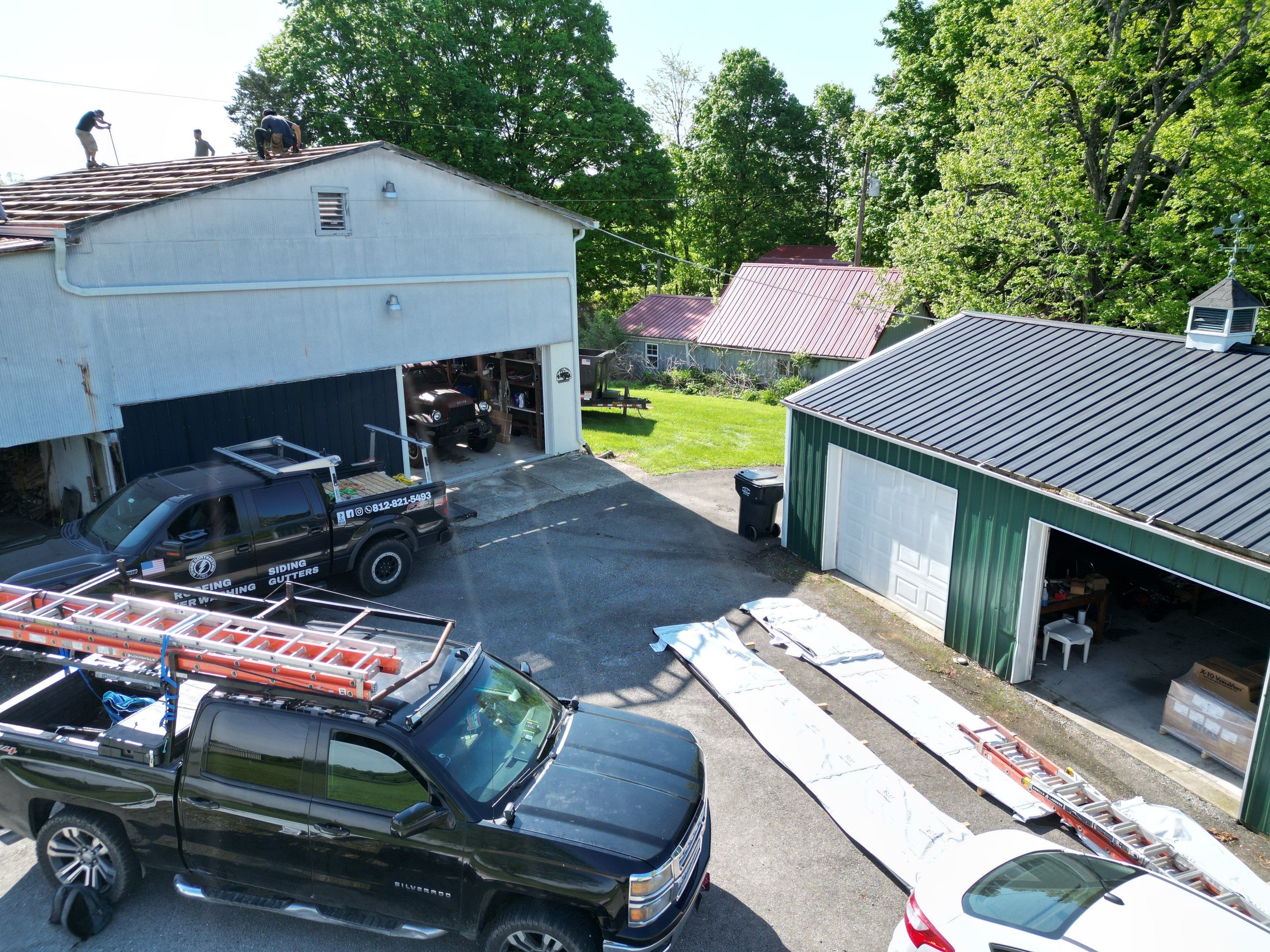 Hail Damage Replacement, Metal Roofing  by Storm Contracting 