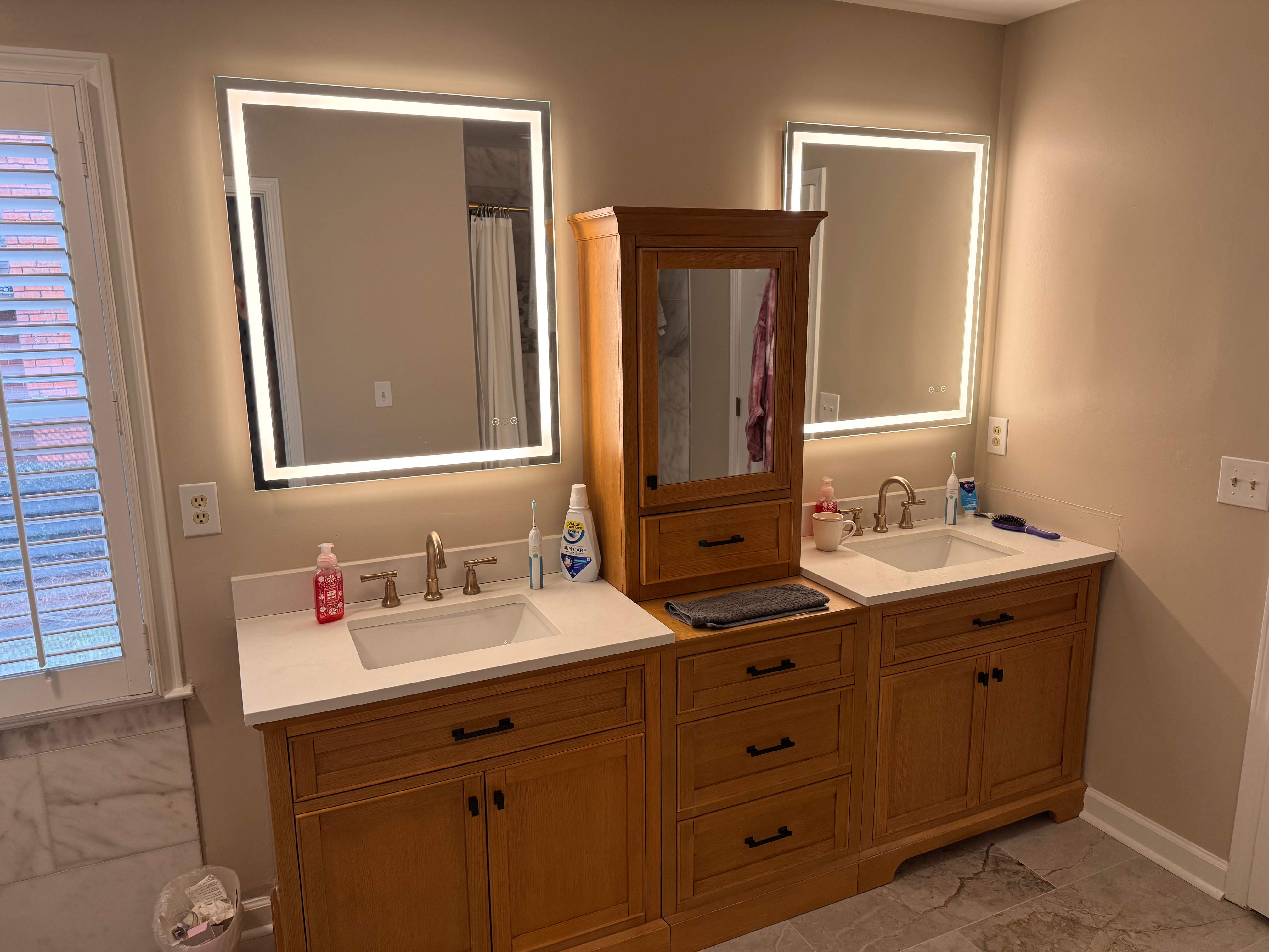 Master bathroom renovation by Prudencio