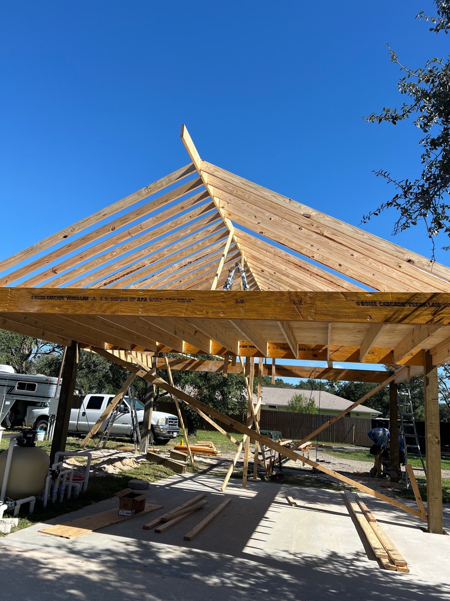 Poolside Pink Top by Bayfront Roofing and Construction