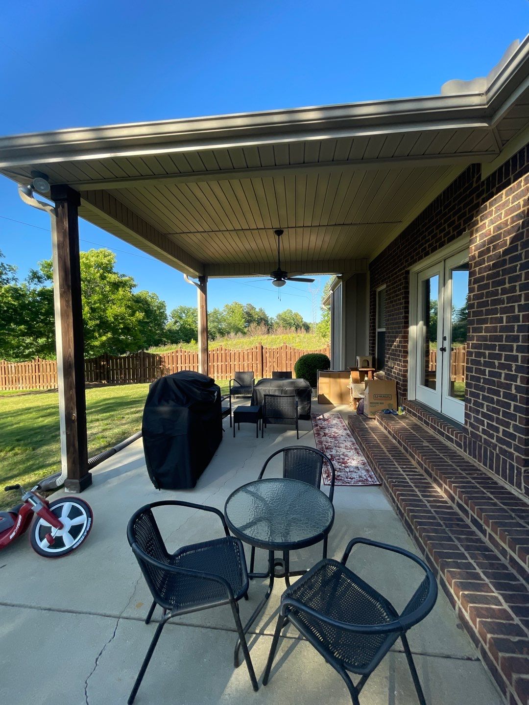River Valley Road - Screened Porch Install  by Pillar and Pine