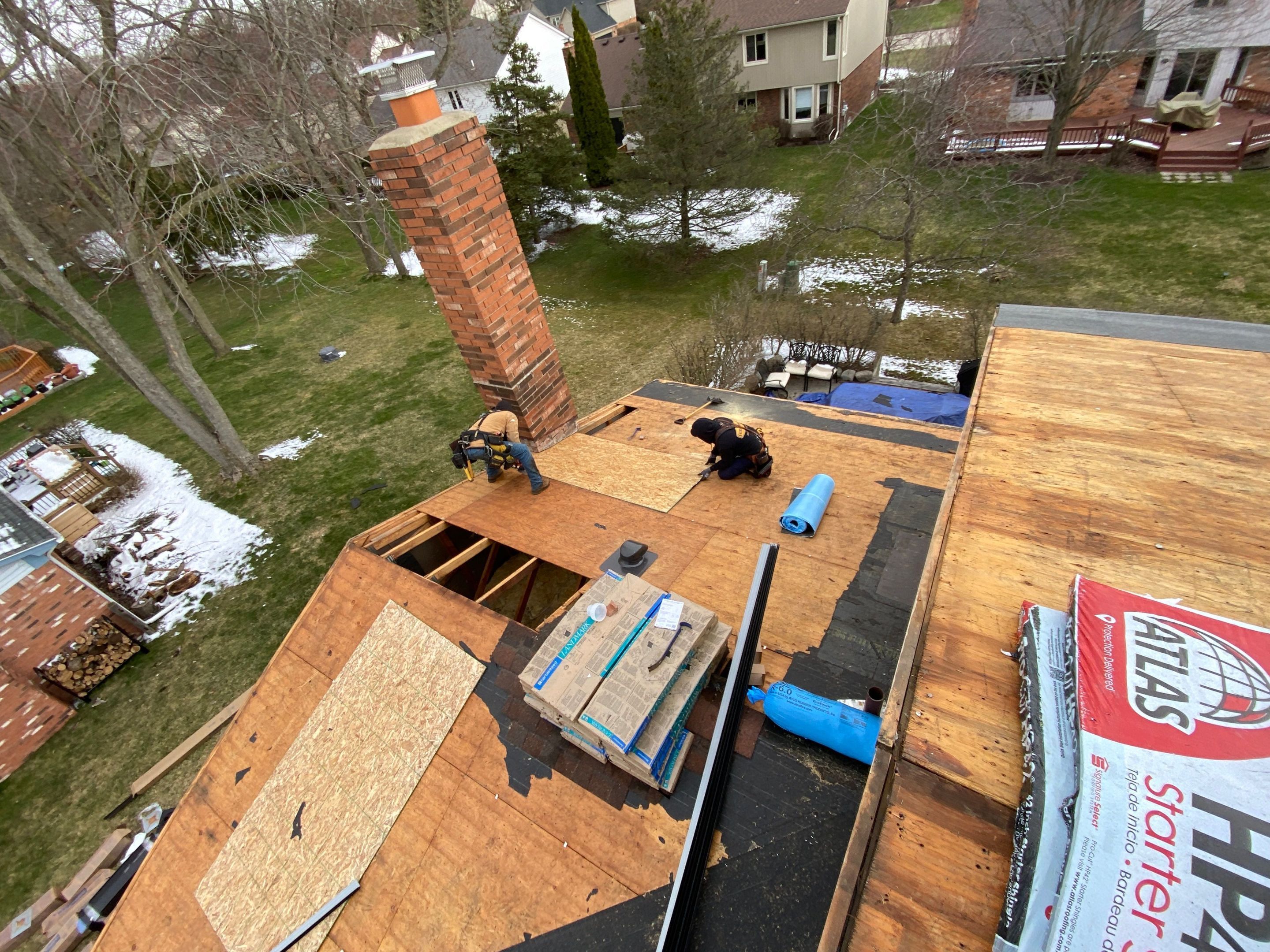 Roof Replacement using CertainTeed Landmark by 180 Contractors