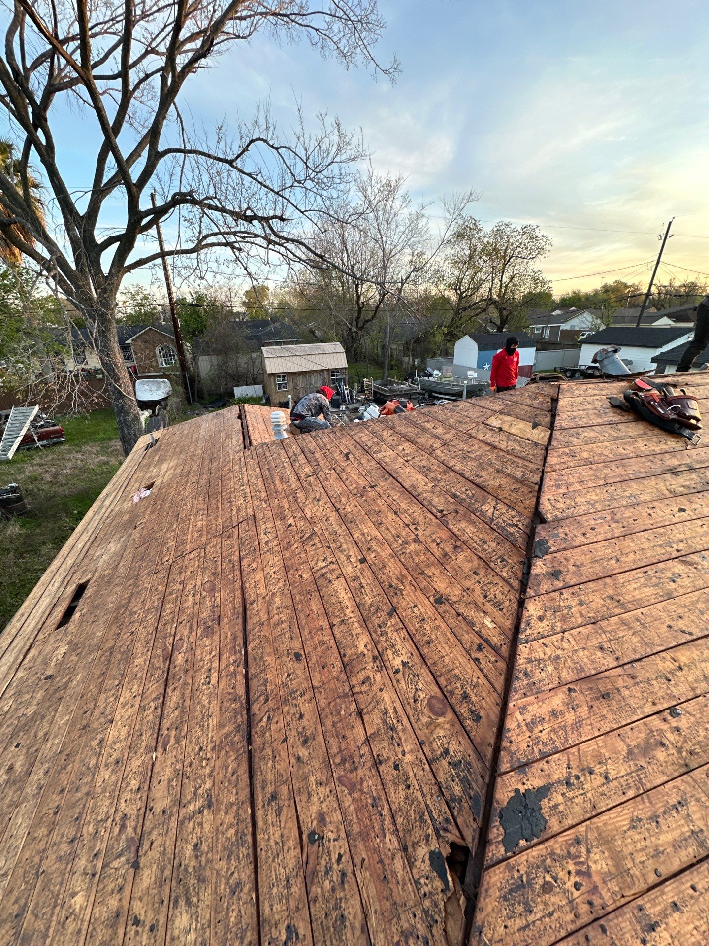 Project in Houston by Motion Roofing