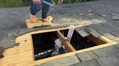 Hail Damage using Owen's Corning Duration (Lifetime) Shingles
