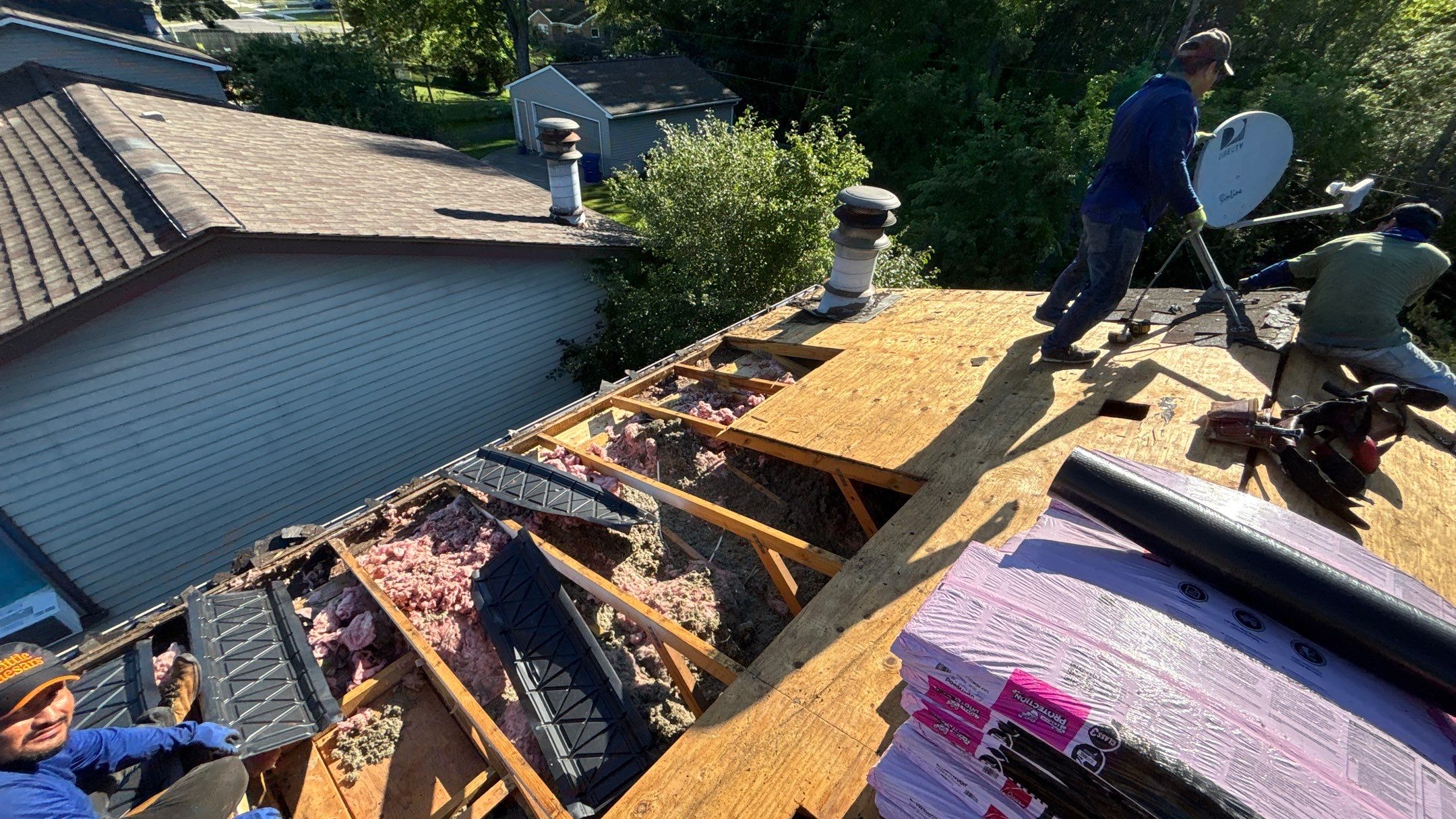 Roof Replacement using Owens Corning Brownwood by 180 Contractors