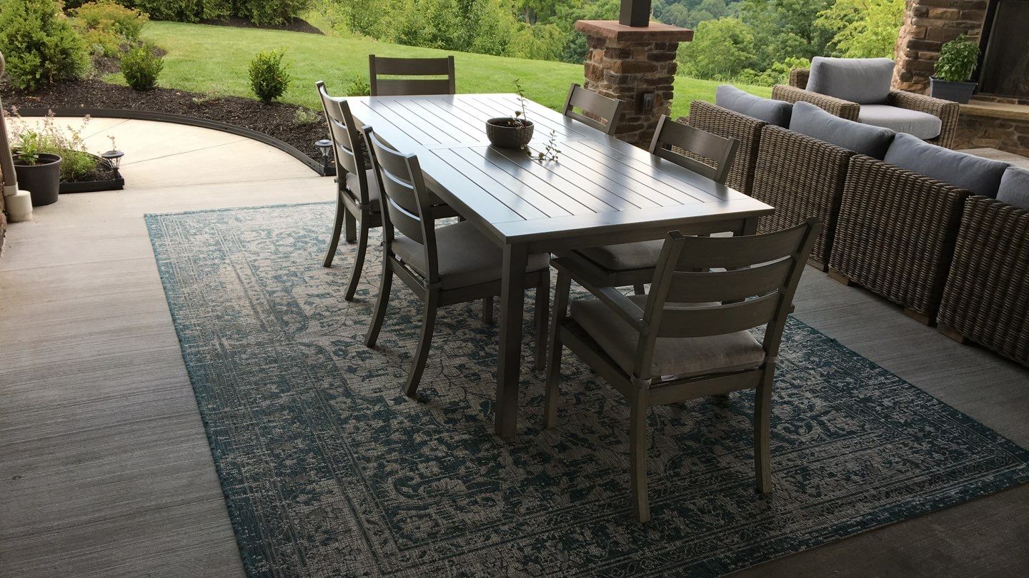 Large Patio + Garage Project in Moon Township by Floors in a Day, Inc