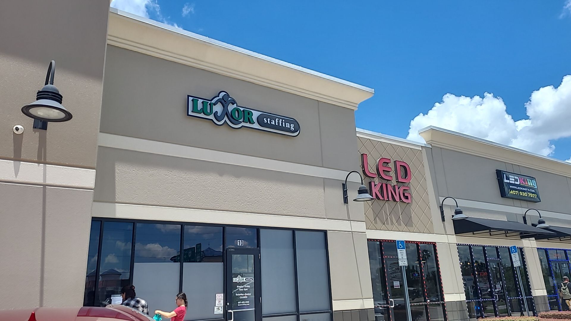 Channel Letters for Luxor Staffing by SignCrafters
