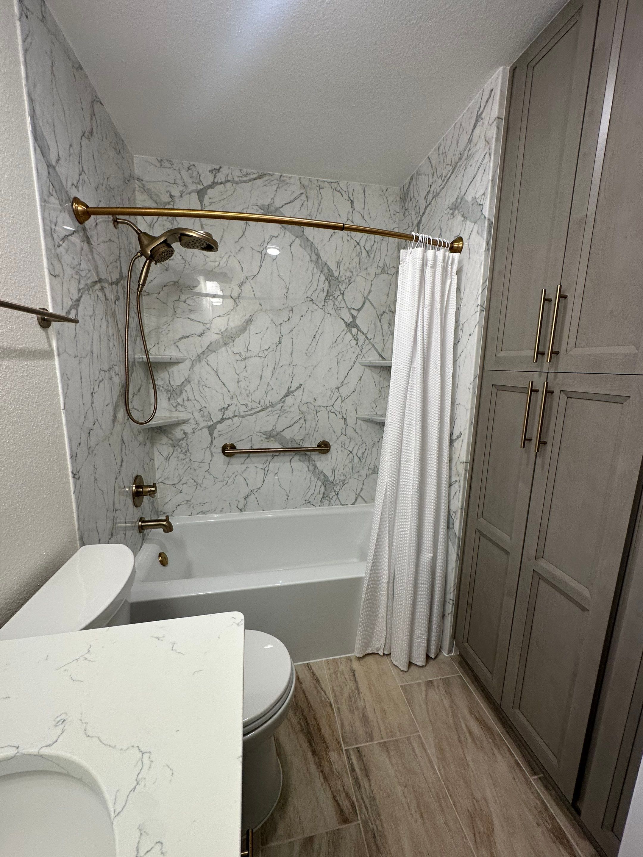 San Antonio Small Guest Bath Remodel  by Legacy Bath and Kitchen 