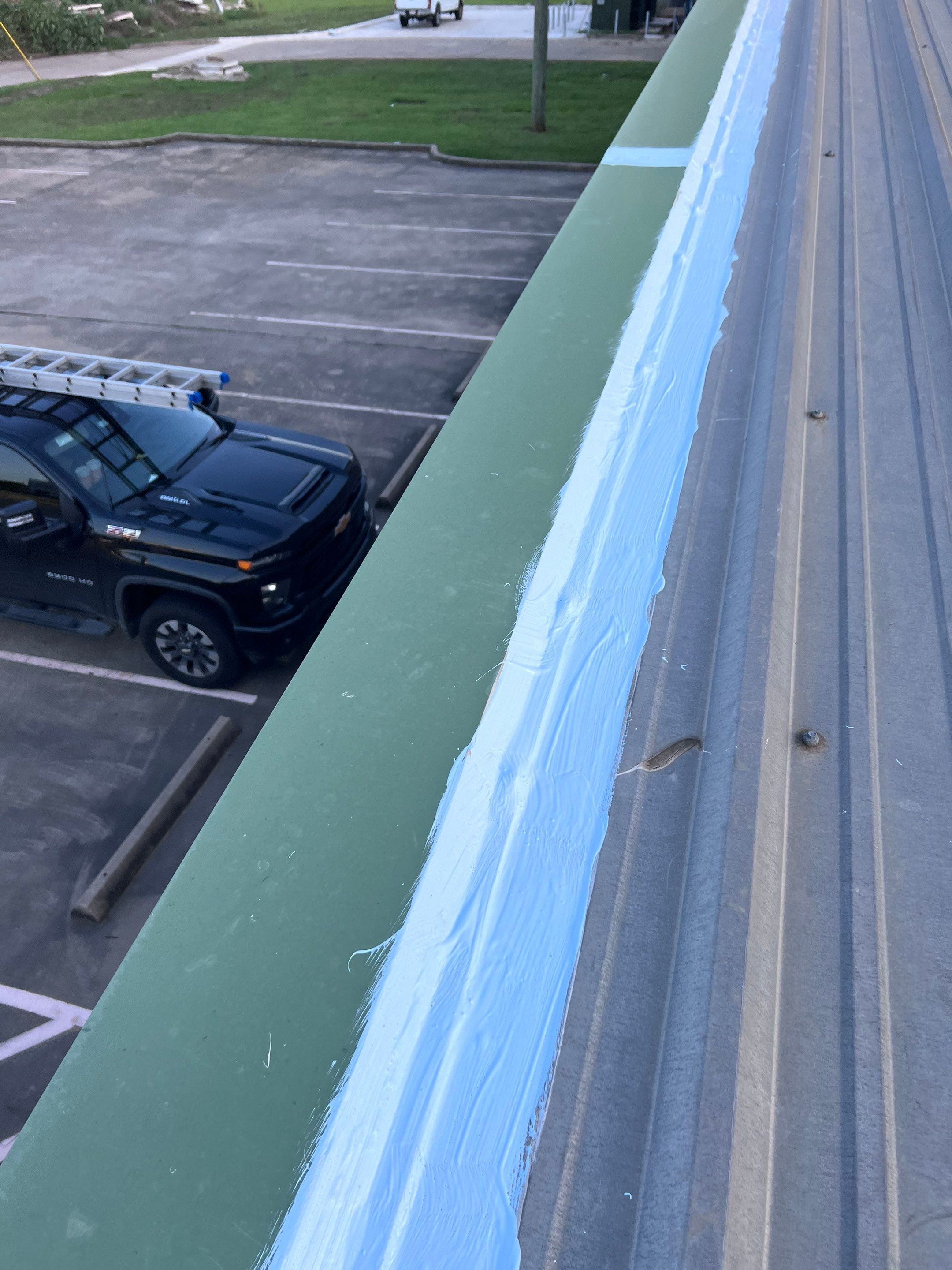 Hail Damage using Metal by Roof Repair Company
