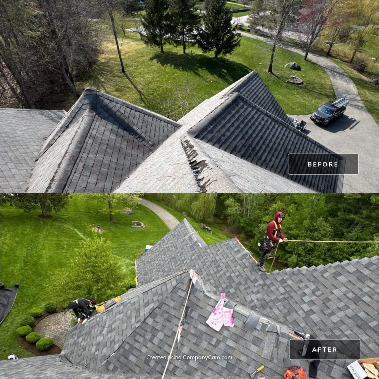 Roof Replacement in Stratham by Compass exteriors