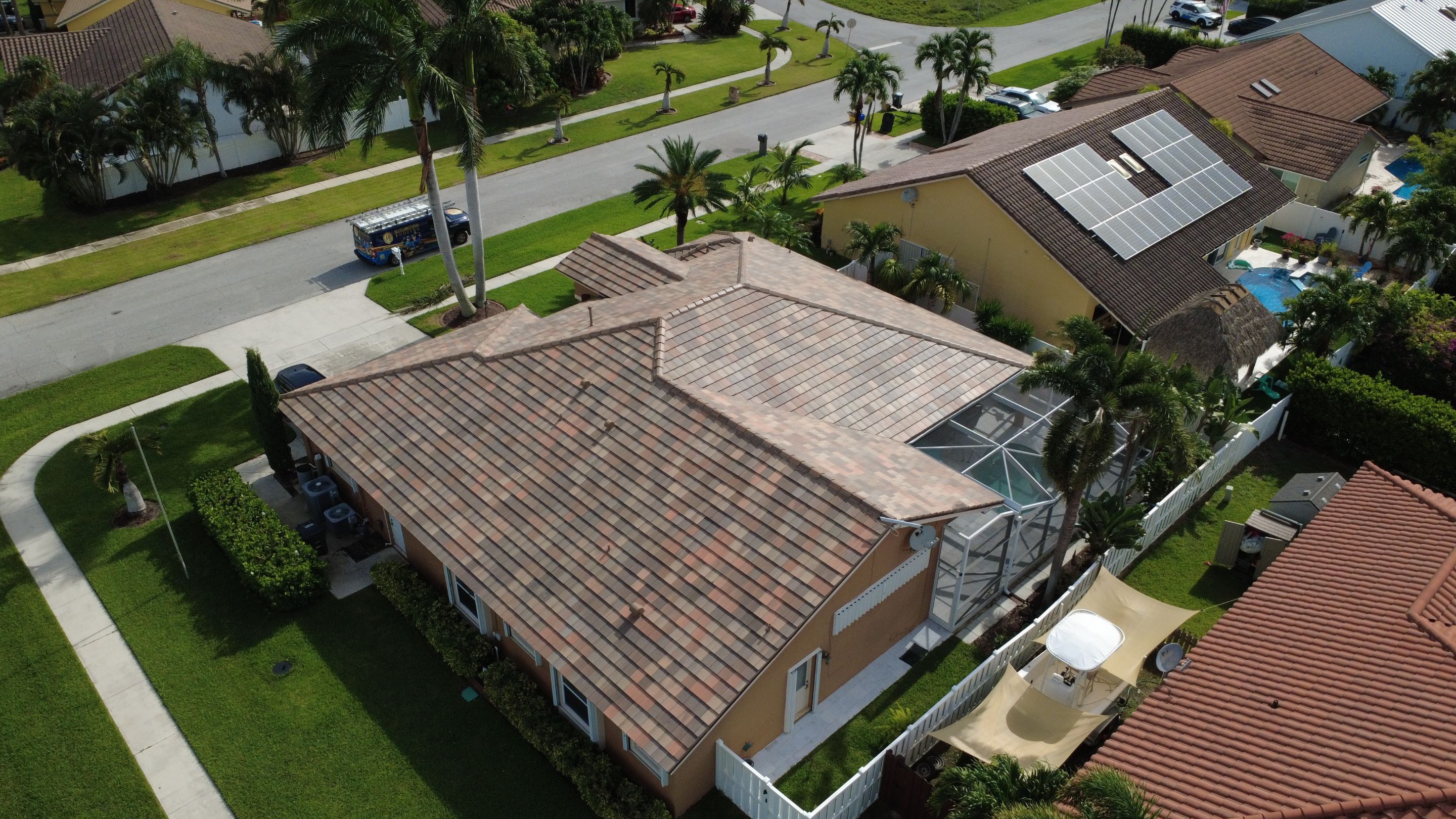 Residential Roofing Installation using Eagle Roofing Tile by BLUES BROTHERS ROOFING