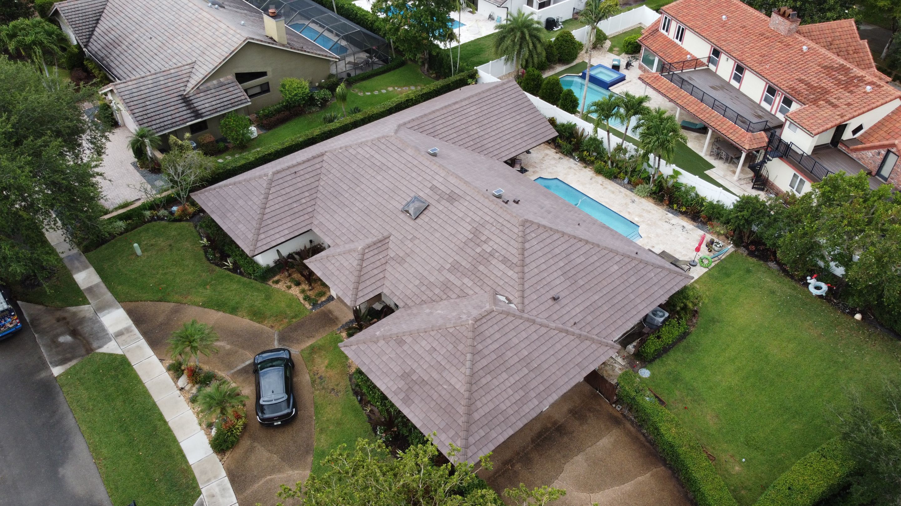 Residential Roofing Installation using Eagle Roofing Tile by BLUES BROTHERS ROOFING