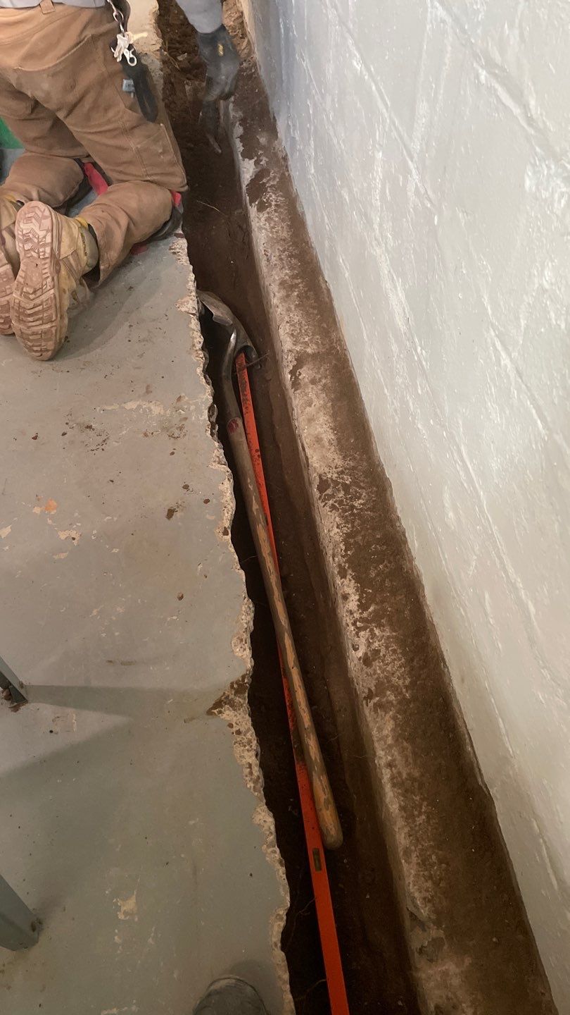 Basement Waterproofing for Kristi & Danny in St. Paul by Waterproofing Northeast