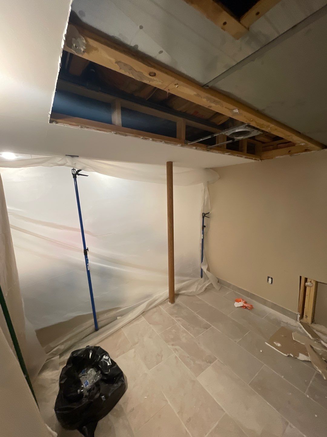 Project in Plymouth by EzDry Water Mitigation & Property Restoration