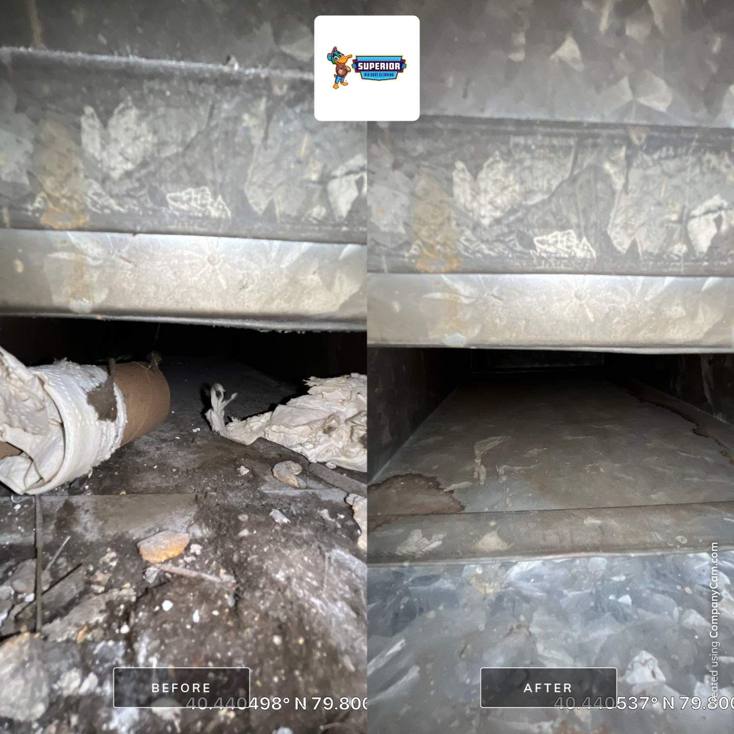 Air Duct Cleaning With a Vacuum Truck in Pittsburgh, PA by Superior Air Duct Cleaning