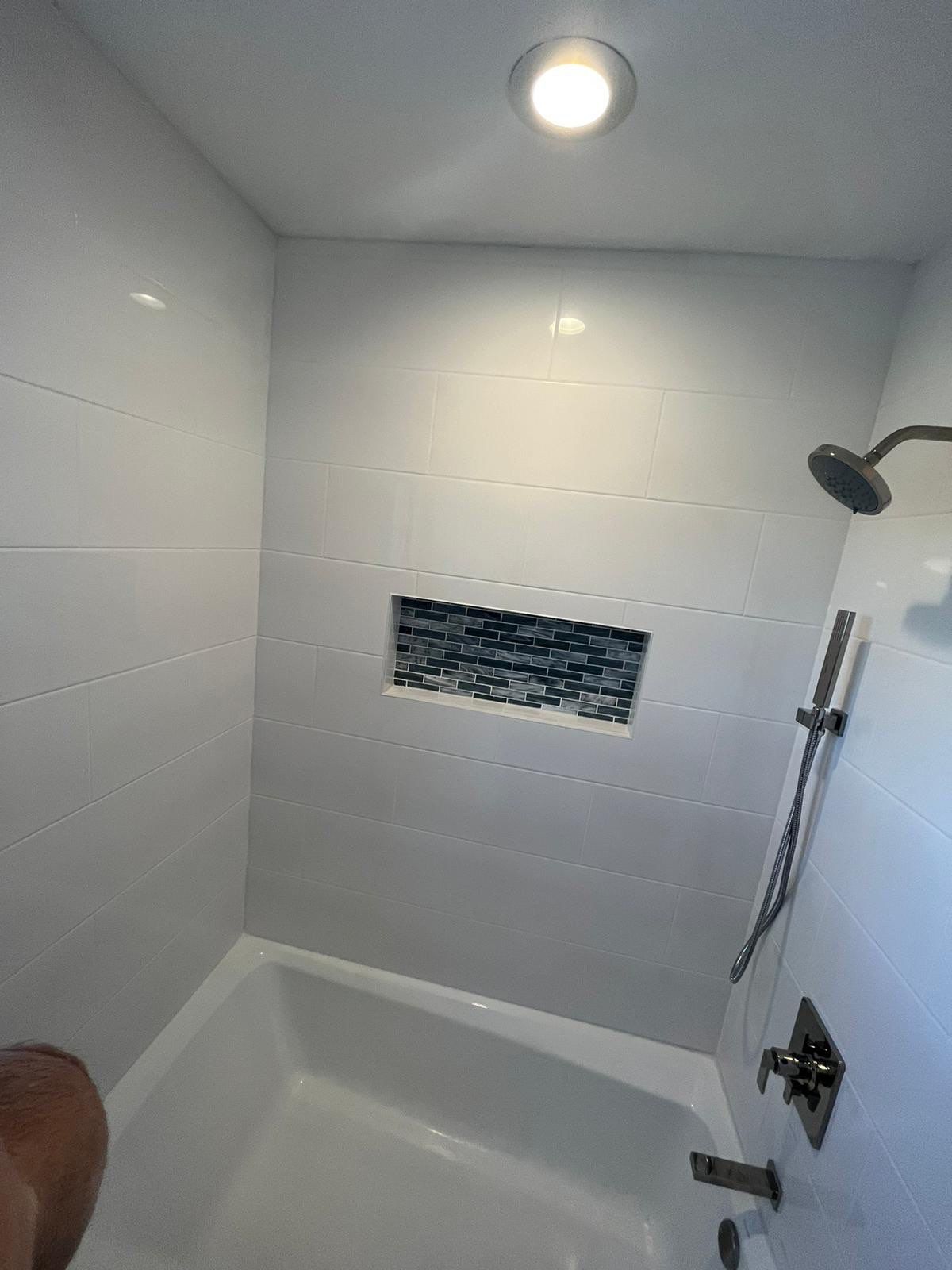 Bathroom Remodel using Tile by Home Concepts Construction