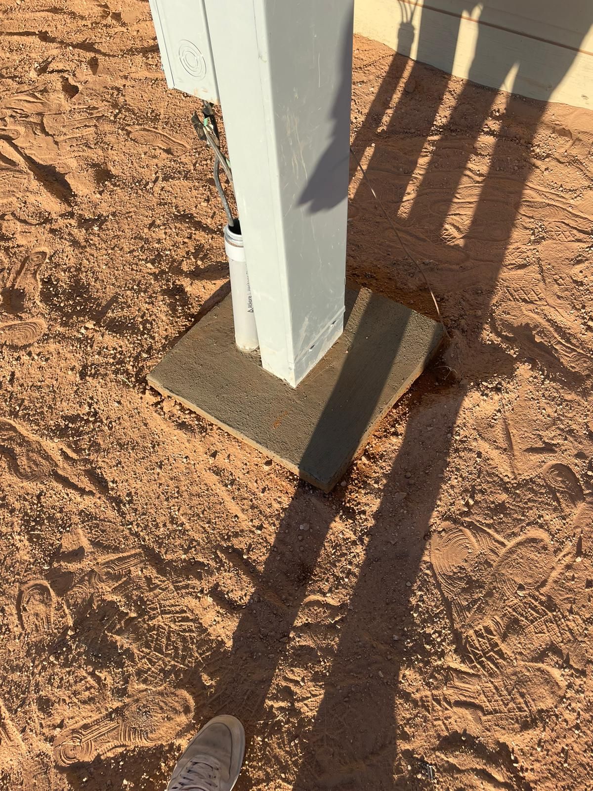 Project in Eloy by Mobile Home Installations