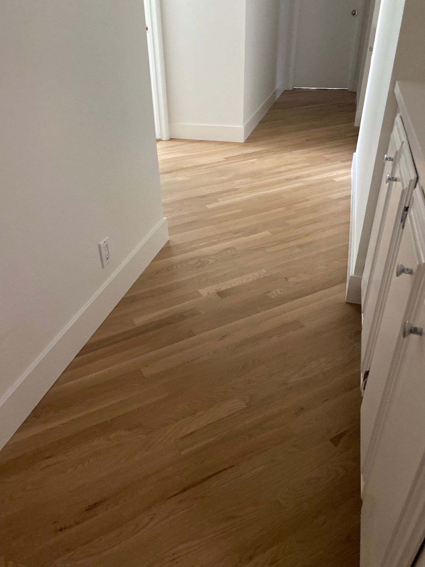 White Oak Installation and Refinish by Footprints Floors South Sacramento