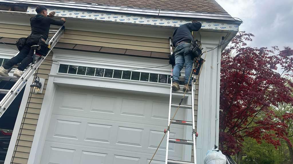 Ice Dam Remediation + EPDM Waterproofing + PVC Trim Restoration by Mighty Dog Roofing of Greater Middlesex County