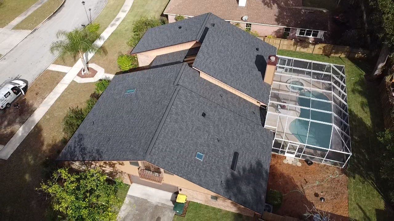 Residential Roofing Installation using Owens Corning TruDefinition Duration Shingles by Galaxy Builders, Inc.