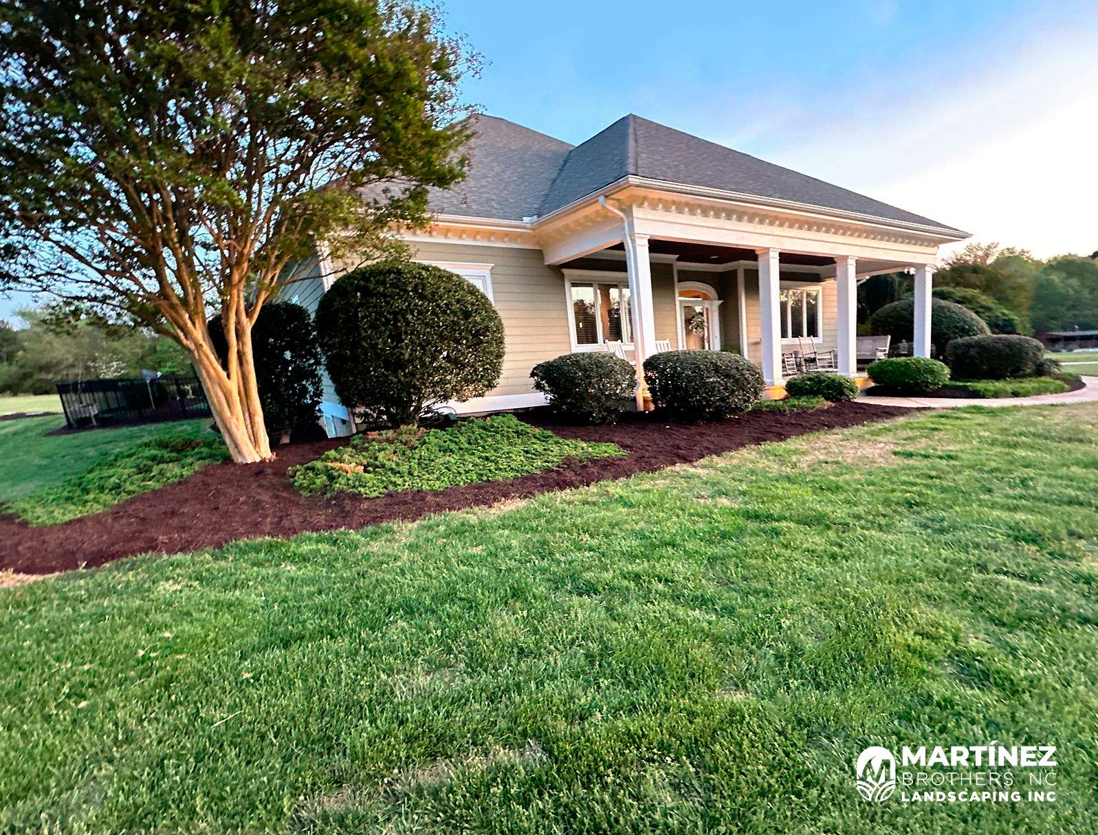 Trimming and landscaping in Hillsborough by Martinez Brother’s Nc Landscaping Inc