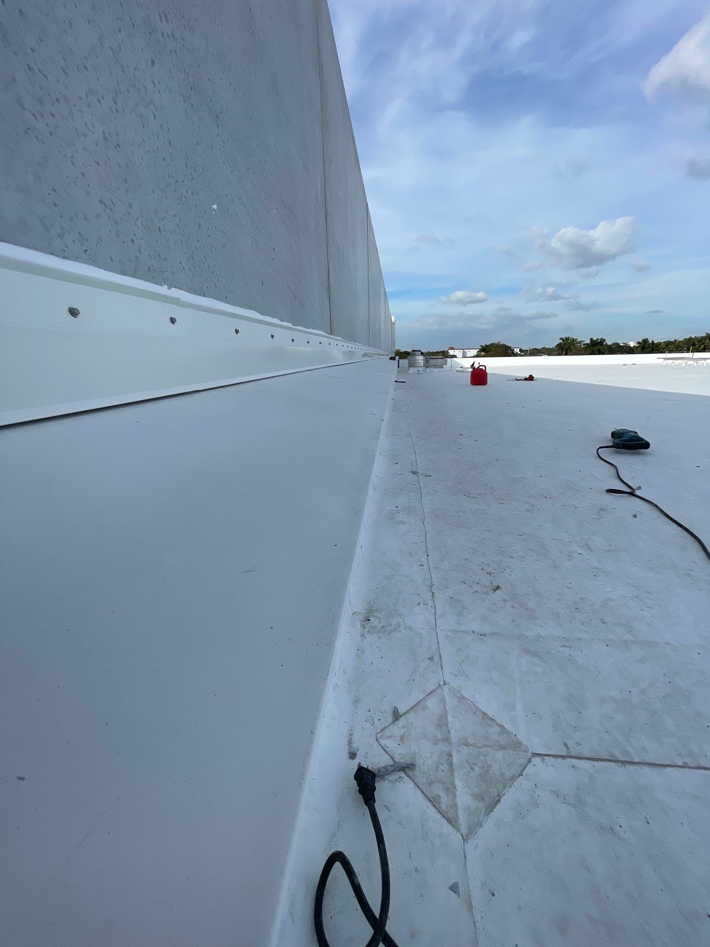 Commercial TPO Membrane Roof Installation at Pinecrest Educational Facility by AJF ROOFING INC