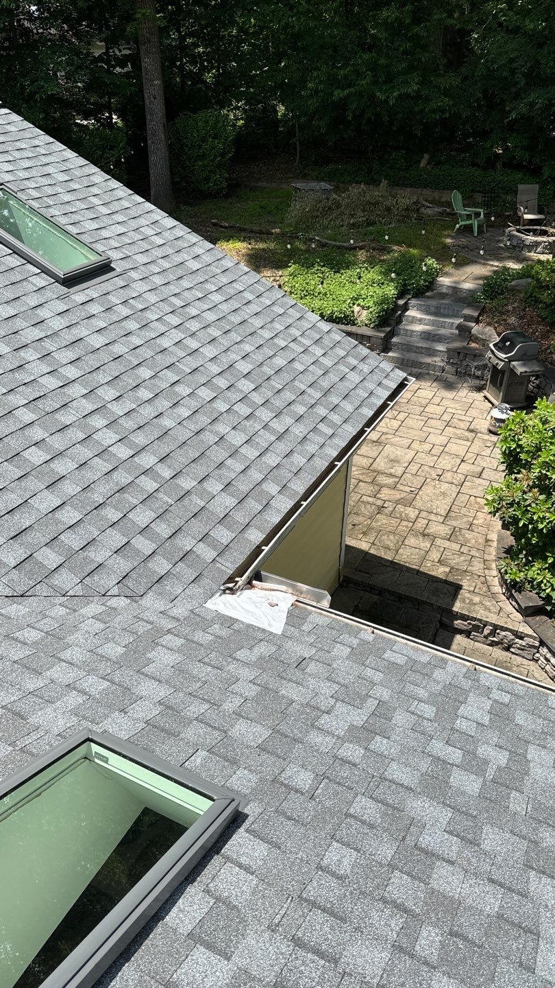 Oakton: Roof Replacement With CertainTeed Landmark Designer Shingles in Pewter by RM Banning, Inc.