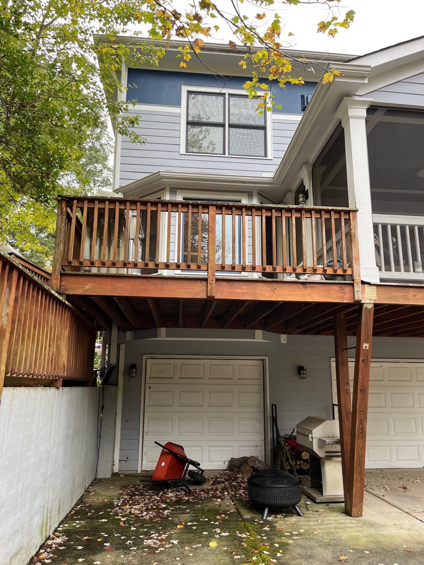 Decatur Deck Rebuild using Pressure Treated Pine by Nelson Exteriors 
